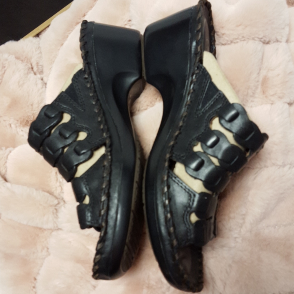 NIB womens Ariat black open toe shoes size 5.5 - Picture 4 of 10